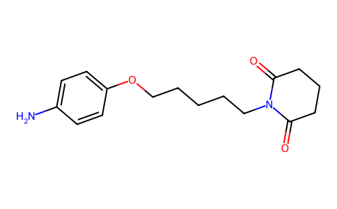 Glutarimide, N-(5-(p-aminophenoxy)pentyl)- 101275-49-4